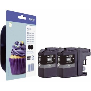 Brother Ink LC-123BKBP2DR