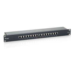CAT.6 PATCH PANEL 16-PORT
