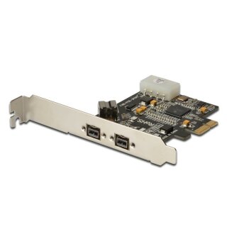 DIGITUS DS-30203-2 DIGITUS Firewire 800 PCIe Card 2x9-Pin Extern + 1x9-Pin Intern