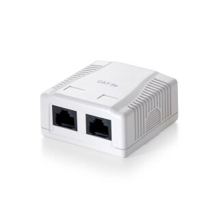 Equip Dose UTP C5e 2-Port AP weiß