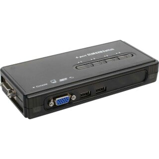 InLine® 60614H KVM Switch, 4-fach, USB