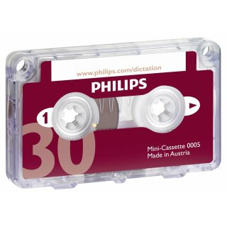PHILIPS Mini Kassette LFH0005, 30 Minuten