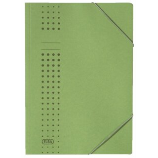 ELBA chic-Eckspanner aus Karton, A4, grn