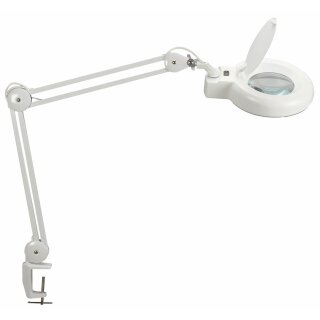 MAUL LED-Lupenleuchte MAULviso, Klemmfuá, weiá