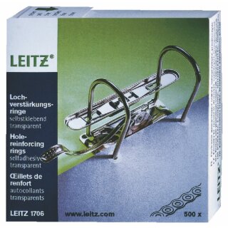 LEITZ Lochverst?rkungsringe, transparent