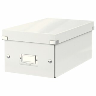 LEITZ DVD-Ablagebox Click & Store WOW, weiá