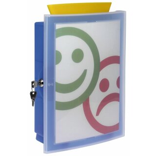HAN Briefkasten IMAGEIN, blau-transluzent