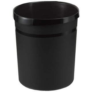 HAN Papierkorb GRIP, 18 Liter, rund, schwarz