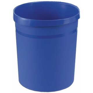 HAN Papierkorb GRIP, 18 Liter, rund, blau