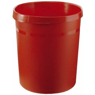HAN Papierkorb GRIP, 18 Liter, rund, rot