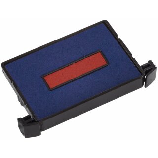 trodat Ersatzstempelkissen 6/4750, blau/rot