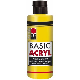 Basic Acryl, Gelb 019, 80 ml