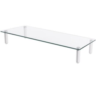 DIGITUS Monitorst?nder, Glas, weiá
