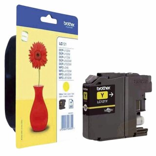 Brother LC121Y Brother Tinte YE LC-121Y
