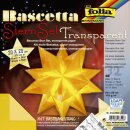 Folia 814/2020 Bascetta Stern - gelb, transparent,...