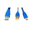 sempre U309Amicro 0,9m USB3.0 Kabel HighQuality Stecker A to Stecker MicroB blue
