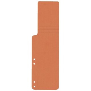 Aktenschwänze - orange, 100 Stück