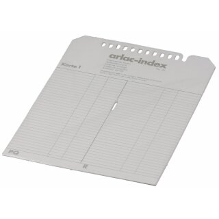 Ersatzregister für Telefonregister Index