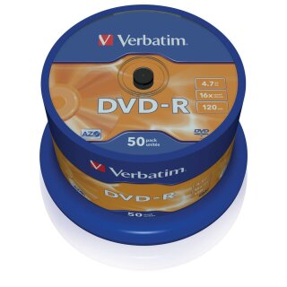 Verbatim 43548 DVD-R 16x CB 4,7GB Verb 50St