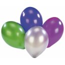 amscan 6436 Luftballon - rund, metallic, sortiert, 8...