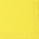 Duni 104059 Servietten 3lagig Tissue Uni gelb, 33 x 33...