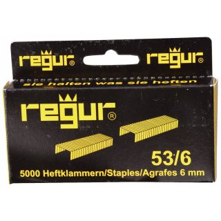 Heftklammern 53/6, 5000 Stück
