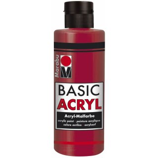 Basic Acryl, Karminrot 032, 80 ml