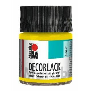Decorlack Acryl, Gelb 019, 50 ml