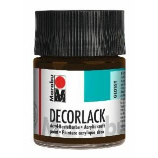 Decorlack Acryl, Dunkelbraun 045, 50 ml