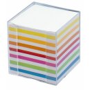 Folia 9903 Notizbox glasklar - 9,5x9,5x9,5cm, Papier:...