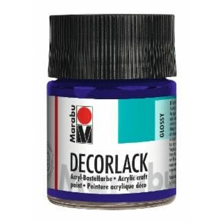 Decorlack Acryl, Violett dunkel 051, 50 ml