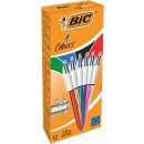 BIC 964775 12er 4-Farben-Kugelschreiber 4 Colours Shine...
