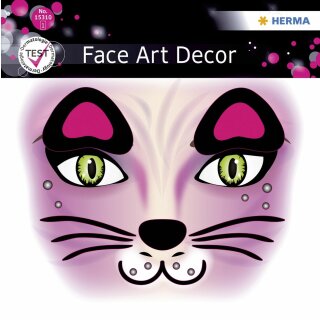 HERMA 15310 HERMA Face Art Sticker Pink Cat