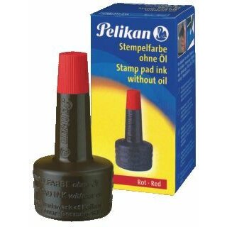 Pelikan Stempelfarbe 4K, rot, Inhalt: 28 ml