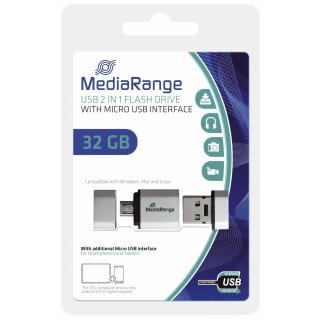 USB Mobile 2 in 1 OTG USB-Stick 32GB