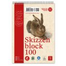 Edition DÜRER 040901000 Skizzenblock - A5, 100 g/qm,...