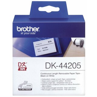 Brother DK44205 Brother Endlosp. weiß 30,84m
