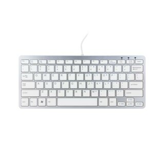 R-Go Compact-Tastatur US-Layout weiß