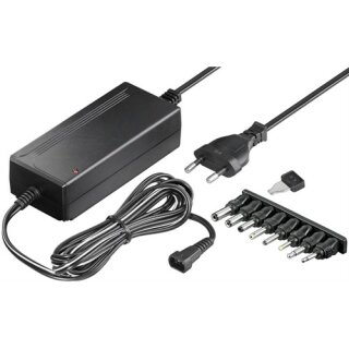 Goobay 53999 5 V - 15 V Universal-Netzteil, Schwarz, 1.8...